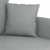 Sofa Krėslas, šviesiai pilkos spalvos, 60cm, audinys