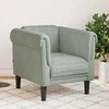 Sofa Krėslas, šviesiai pilkos spalvos, aksomas