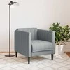 Sofa Krėslas, šviesiai pilkos spalvos, audinys