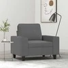 Sofa Krėslas, tamsiai pilkos spalvos, 60cm, audinys