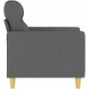 Sofa Krėslas, tamsiai pilkos spalvos, 60cm, audinys