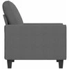 Sofa Krėslas, tamsiai pilkos spalvos, 60cm, audinys