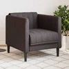 Sofa Krėslas, tamsiai rudos spalvos, audinys