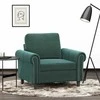 Sofa Krėslas, tamsiai žalios spalvos, 60cm, aksomas