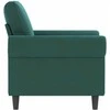 Sofa Krėslas, tamsiai žalios spalvos, 60cm, aksomas