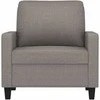 Sofa Krėslas, taupe spalvos, 60cm, audinys