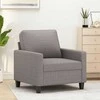 Sofa Krėslas, taupe spalvos, 60cm, audinys