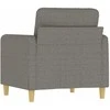 Sofa Krėslas, taupe spalvos, 60cm, audinys