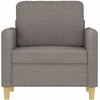 Sofa Krėslas, taupe spalvos, 60cm, audinys