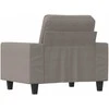 Sofa Krėslas, taupe spalvos, 60cm, audinys