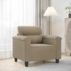 Sofa Krėslas, taupe spalvos, 60cm, mikropluošto audinys