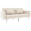 Sofa-lova, kreminės spalvos, audinys