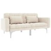 Sofa-lova, kreminės spalvos, audinys