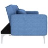 Sofa-lova, mėlynos spalvos, audinys