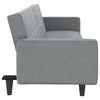 Sofa-lova su pagalvėlėmis, šviesiai pilkos spalvos, audinys