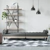 Sofa-lova su porankiais, tamsiai pilkos spalvos, audinys