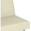 Sofa-lova su puodelių laikikliais, kreminė, dirbtinė oda