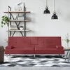 Sofa-lova su puodelių laikikliais, raudonojo vyno, dirbtinė oda