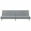 Sofa-lova, šviesiai pilkos spalvos, audinys