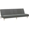 Sofa-lova, tamsiai pilkos spalvos, audinys