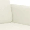 Sofa Sofos komplektas, 2 dalių, kreminės spalvos, aksomas