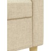 Sofa Sofos komplektas, 2 dalių, kreminės spalvos, audinys