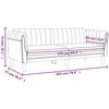 Sofa Sofos komplektas, 2 dalių, mėlynos spalvos, aksomas