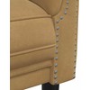 Sofa Sofos komplektas, 2 dalių, rudos spalvos, aksomas
