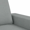 Sofa Sofos komplektas, 2 dalių, šviesiai pilkos spalvos, audinys