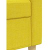 Sofa Sofos komplektas, 2 dalių, šviesiai geltonos spalvos, audinys