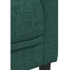 Sofa Sofos komplektas, 2 dalių, tamsiai žalios spalvos, audinys