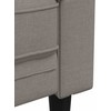 Sofa Sofos komplektas, 2 dalių, taupe spalvos, audinys