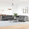Sofa Sofos komplektas, 2 dalių, taupe spalvos, audinys
