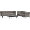 Sofa Sofos komplektas, 2 dalių, taupe spalvos, audinys