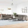 Sofa Sofos komplektas, 2 dalių, taupe spalvos, audinys