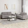 Sofa Sofos komplektas, 2 dalių, taupe spalvos, audinys