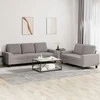Sofa Sofos komplektas, 2 dalių, taupe spalvos, audinys