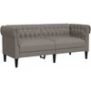 Sofa Sofos komplektas, 2 dalių, taupe spalvos, audinys