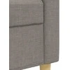 Sofa Sofos komplektas, 2 dalių, taupe spalvos, audinys