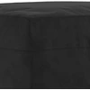 Sofa Sofos komplektas, 3 dalių, juodos spalvos, aksomas