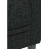 Sofa Sofos komplektas, 3 dalių, juodos spalvos, audinys