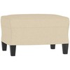 Sofa Sofos komplektas, 3 dalių, kreminės spalvos, audinys