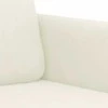 Sofa Sofos komplektas, 3 dalių, kreminės spalvos, aksomas