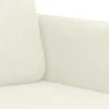 Sofa Sofos komplektas, 3 dalių, kreminės spalvos, aksomas