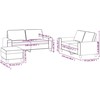 Sofa Sofos komplektas, 3 dalių, raudonojo vyno spalvos, audinys