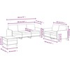 Sofa Sofos komplektas, 3 dalių, rožinės spalvos, aksomas