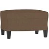 Sofa Sofos komplektas, 3 dalių, rudos spalvos, audinys