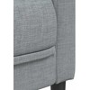 Sofa Sofos komplektas, 3 dalių, šviesiai pilkos spalvos, audinys