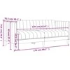 Sofa Sofos komplektas, 3 dalių, tamsiai žalios spalvos, audinys
