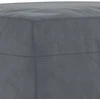 Sofa Sofos komplektas, 3 dalių, tamsiai pilkos spalvos, aksomas